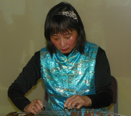 Rosa Lee playing Guzheng