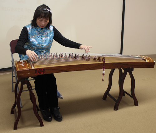 Rosa Lee playing Guzheng