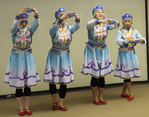 Yin Tang Dancers perform a Mongolian Bowl Dance