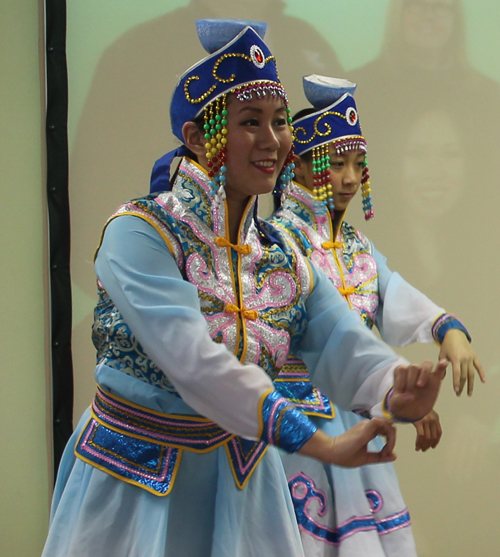 Yin Tang Dancers perform a Mongolian Bowl Dance