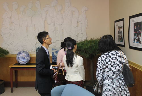 Zhongshan Delegation and Cleveland leaders at grand opening