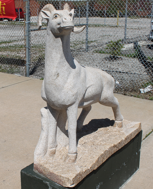 Chinese Zodiac animal in Cleveland's Chinatown