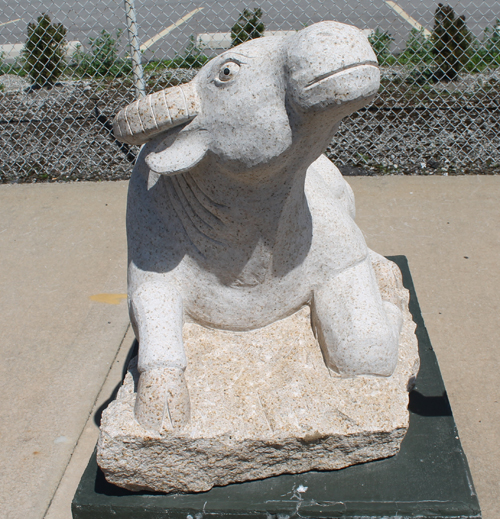 Chinese Zodiac animal in Cleveland's Chinatown