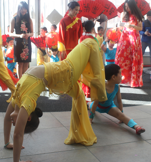 Acrobatic Chinese dance at Lunar New Year at CSU