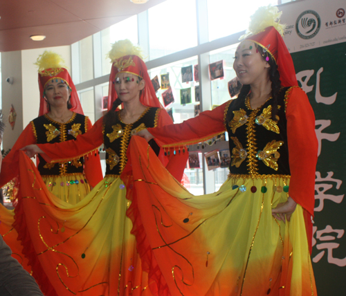 Colorful Chinese dance at Lunar New Year at CSU