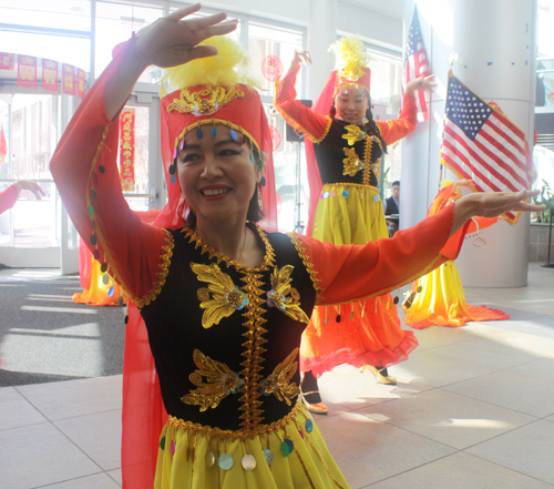 Colorful Chinese dance at Lunar New Year at CSU