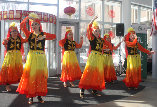 Colorful Chinese dance at Lunar New Year at CSU