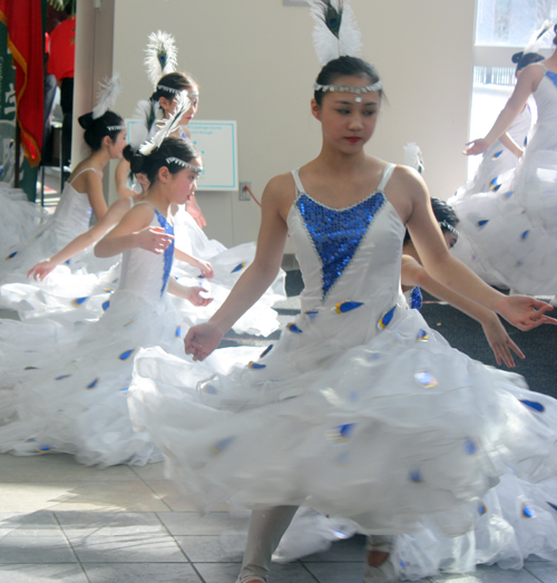 Colorful Chinese dance at Lunar New Year at CSU