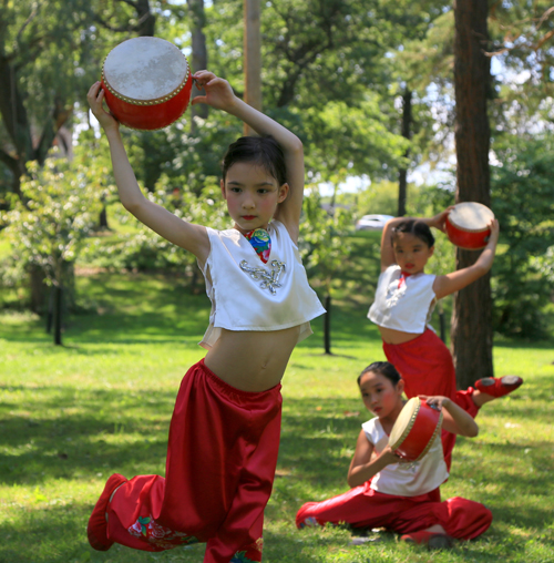 Dancers in Chinese Cultural Garden on One World Day