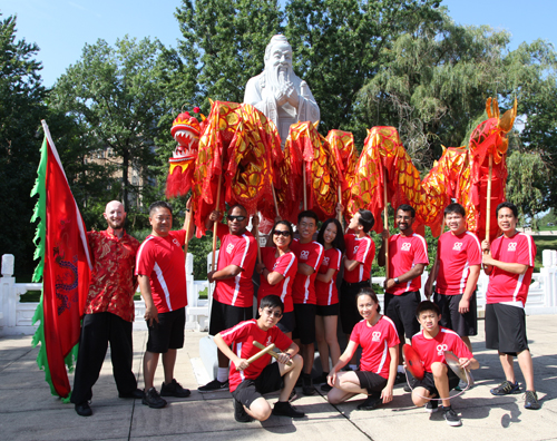 OCA Cleveland Dragon Dance in Chinese Cultural Garden on One World Day