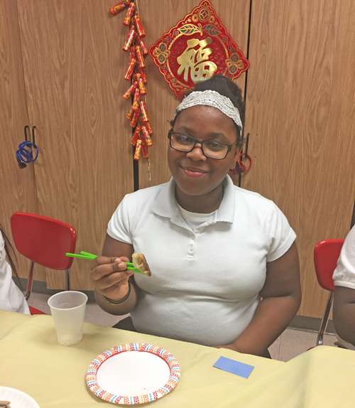 Chinese New Year celebration at Chambers Elementary School