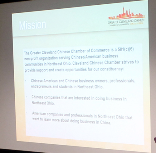 Mission of the Cleveland Chinese Chamber of Commerce