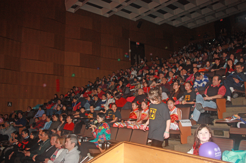 Crowd at CSU celebration of Chinese New Year