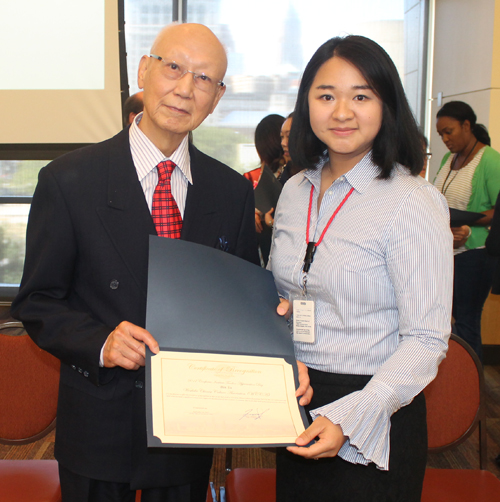 Dr. Anthony Yen and teacher Luling Li