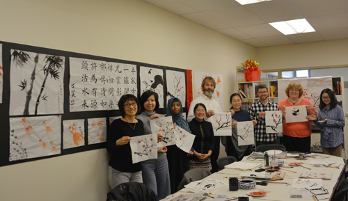 Confucius Institute's fall semester Chinese Arts Class