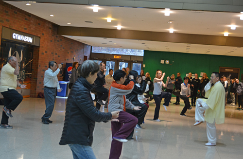 Practicing Tai Chi