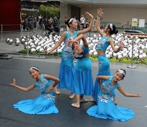 dance by young girls who are students of the Great Wall Enrichment Center