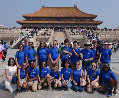 at the Forbidden City