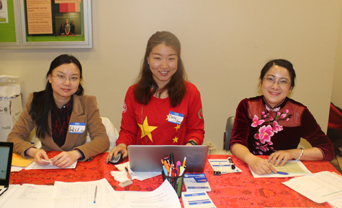 Confucius Institute Chinese New Year staff and volunteers