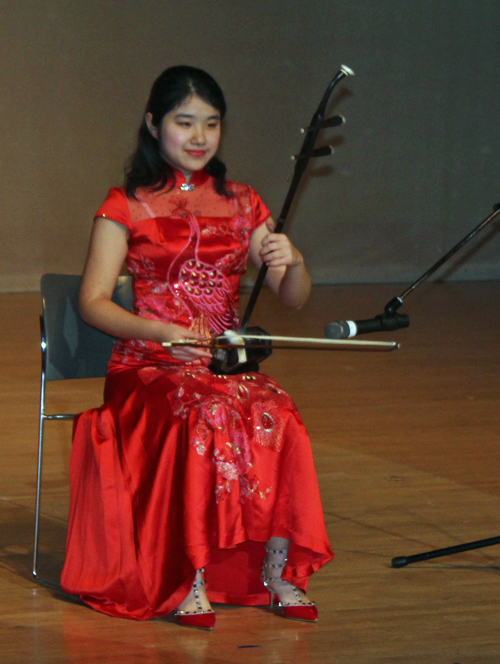 solo musical performance on the erhu called Horse Racing by Yiwen (Mary) Ning