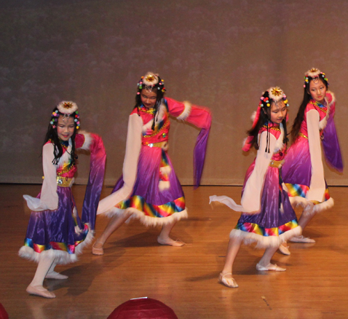 Zhuo Ma Chinese Dance by young ladies from the Great Wall Enrichment Center
