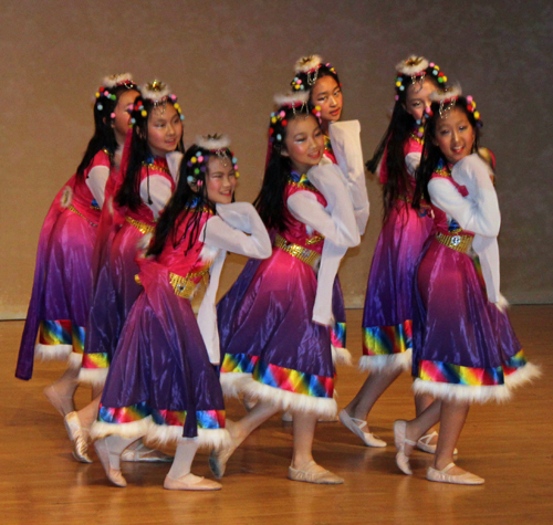 Zhuo Ma Chinese Dance by young ladies from the Great Wall Enrichment Center