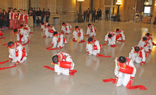 Schuicheyuan Primary School students perform