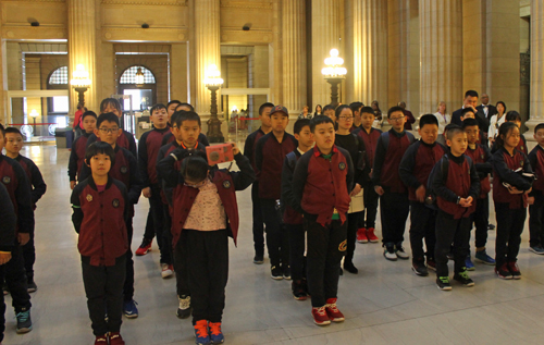 Schuicheyuan Primary School students in Cleveland