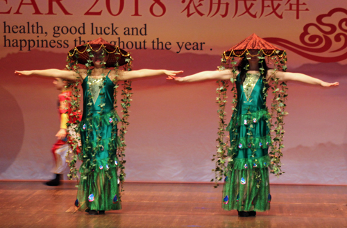 The LingYun Rising Star Dance School and Cleveland Contemporary Chines School performers