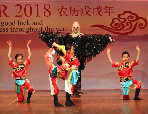 The LingYun Rising Star Dance School and Cleveland Contemporary Chines School performers