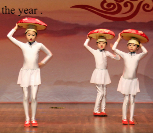 The LingYun Rising Star Dance School and Cleveland Contemporary Chines School performers