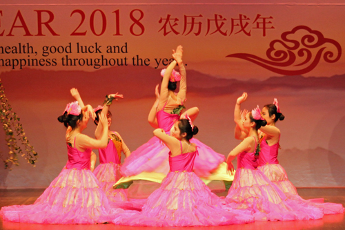 The LingYun Rising Star Dance School and Cleveland Contemporary Chines School performers