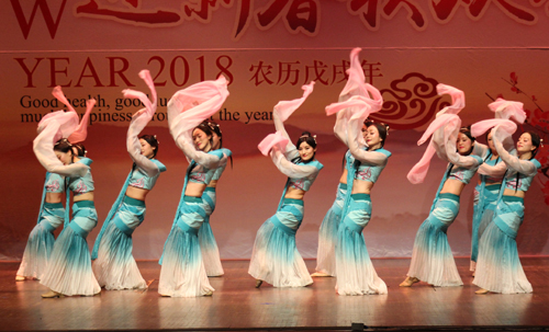  Dancers from the Art Troupe of Cleveland Contemporary Chinese Culture Association