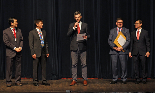 Alex Lackey fromn the City of Cleveland at Ohio China Day 2018 in Cleveland