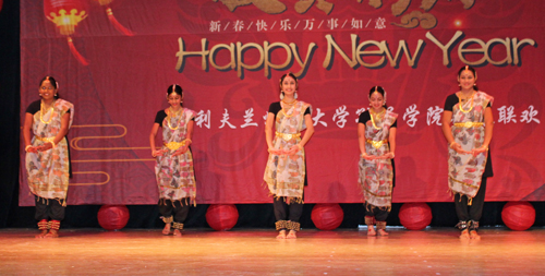 Blossoming of Flowers Dance by students of the Nritya Gitanjali School of Dance and Music 