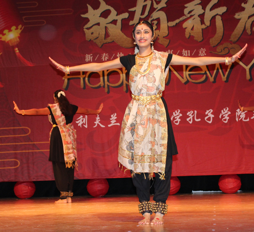 Blossoming of Flowers Dance by students of the Nritya Gitanjali School of Dance and Music 