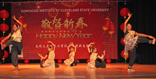 Blossoming of Flowers Dance by students of the Nritya Gitanjali School of Dance and Music 