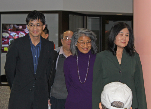 Stanley Eng's children - Cynthia Eng (not present), Delia Treaster, Eudora Eng, and Stanley Eng Jr.