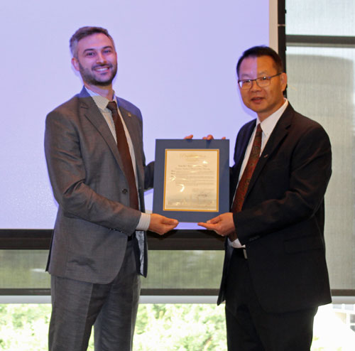 Alex Lackey and Dr. Yan Xu