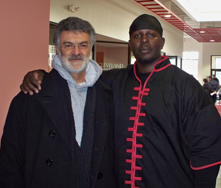 Cleveland Mayor Frank Jackson proudly watched his nephew perform