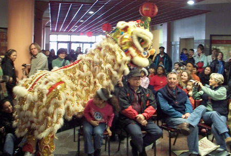 Lion Dance for Chinese New Year