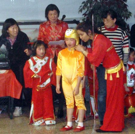 Connie Zhang acrobats and dancers for Year of the Tiger