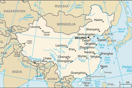 Map of China