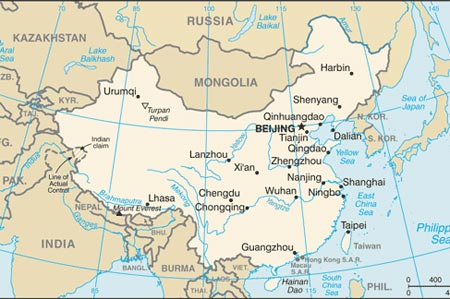 Map of China