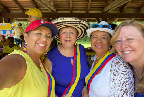 Colombian Independence Day picnic