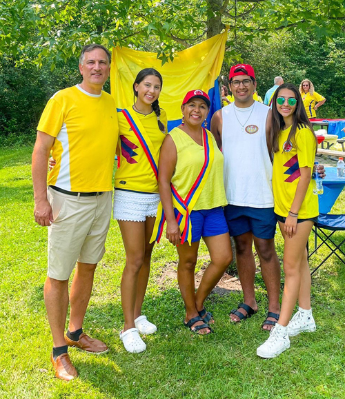 Colombian Independence Day picnic
