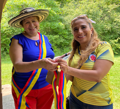 Colombian Independence Day picnic