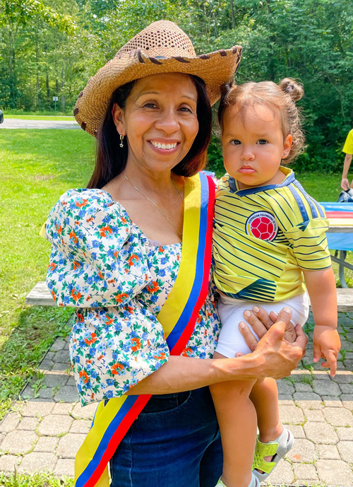 Colombian Independence Day picnic