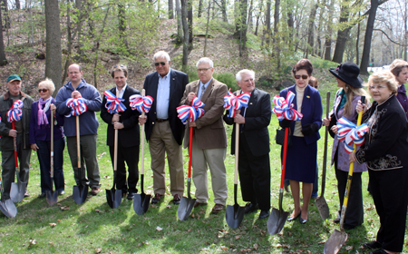 Ground breaking of Croatian Cultural Garden