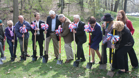 Ground breaking of Croatian Cultural Garden